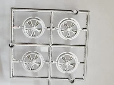 1964 Pontiac GTO HURST STYLE MAG WHEELS from Polar Lights 1:25 Model Kit 64