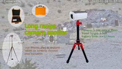WIRELESS 18X ZOOMABLE DIGITAL CAMERA SNIPER SPOTTER
