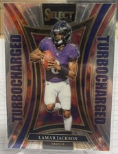 2024 Panini Select Turbocharged #3 Lamar Jackson Baltimore Ravens