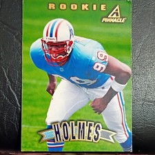 Pinnacle 1997 Kenny Holmes Houston Oilers Rookie Football Card #167 NFL. rookie card picture