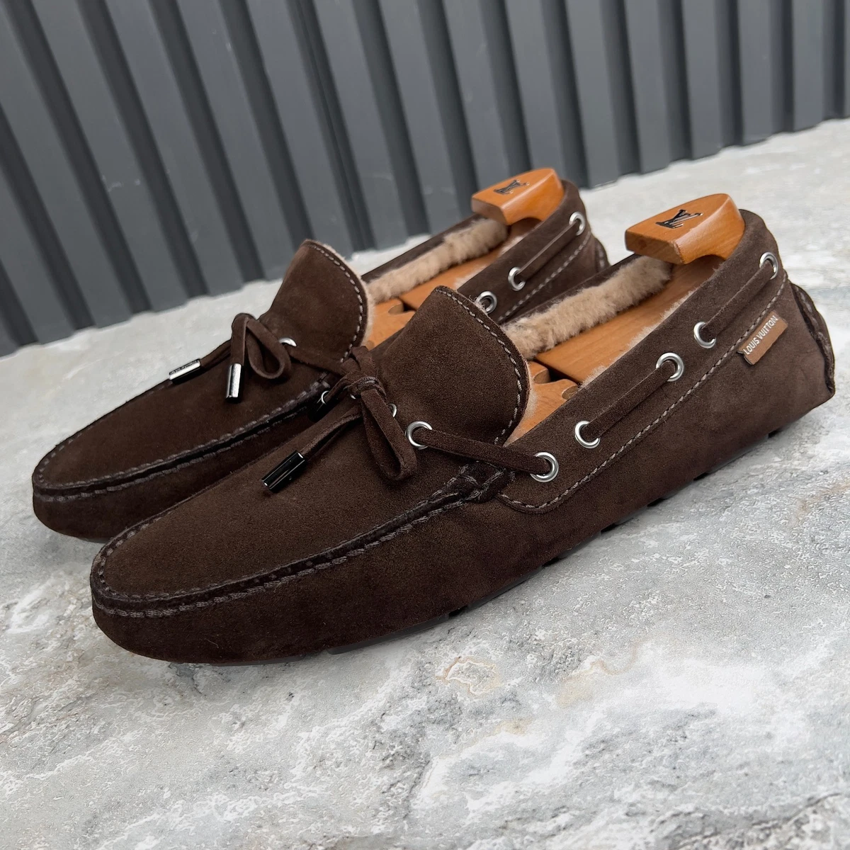 Louis Vuitton Moccasin Solid Casual Shoes for Men for sale - eBay