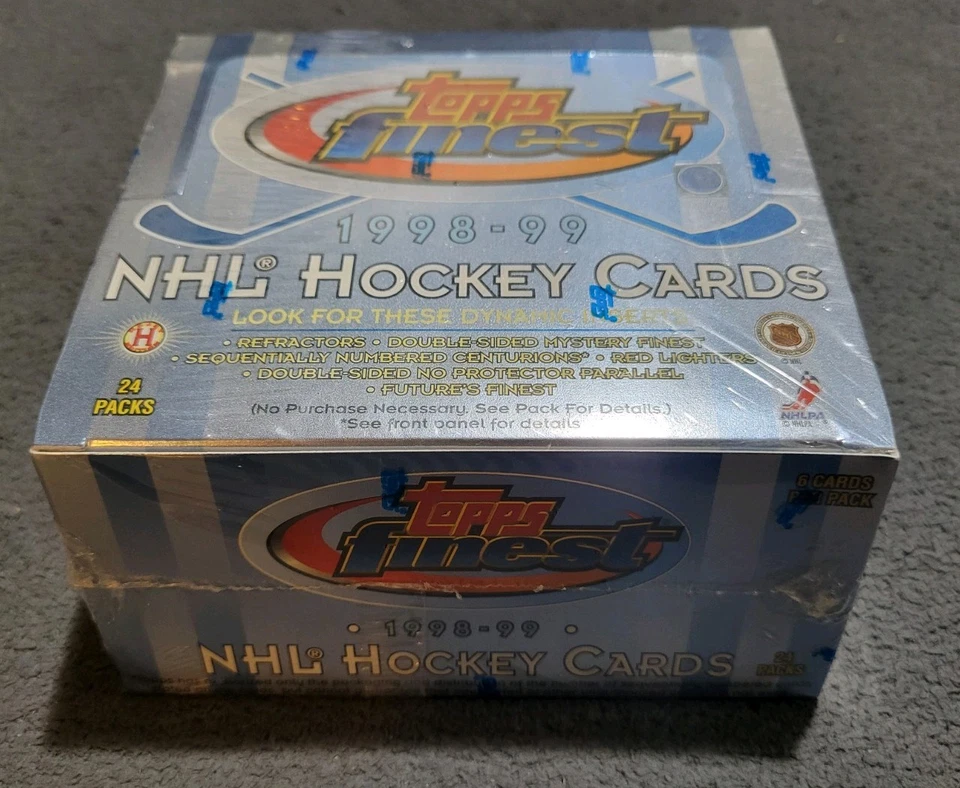 1998-99 TOPPS FINEST HOCKEY, BOX FACTORY SEALED. - Image 2 of 3