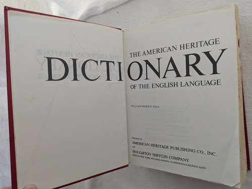 The American Heritage Dictionary of the English Language 1975 College Edition - Bild 7 von 13