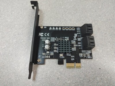 Marvell 88SE92 PCI Express x1 4Ports SATA III PCI-E Expansion Card PCE4SAT-M02