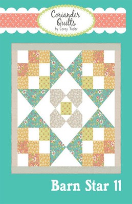 Barn Star 11 Wall Hanging - Quilt Pattern by Coriander Quilts