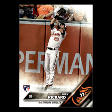 Joey Rickard Rookie #US105 2016 Topps Update Baltimore Orioles Baseball Card MLB. rookie card picture
