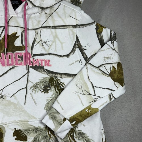 Gander Mtn Camo Hoodie Womens L Realtree Pink Hunting Fishing Camo White - Picture 9 of 19