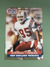 Ed Reynolds 1991 Pro Set New England Patriots #231 BB724