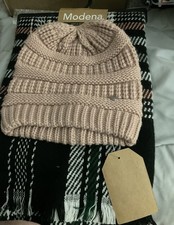 Modena Wonderful Scarf And Hat For Ladies Set...