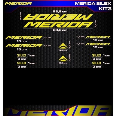 MERIDA SILEX Bike Frame Decal Kit MTB Vinyl Stickers Set