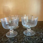 Set of 4 Vintage Anchor Hocking Mini Trifle Dessert Sherbet Dishes