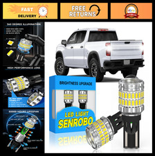 Super Bright 921 912 LED Reverse Light Bulbs T15 6000K Cool White Backup Lights