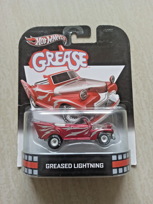 #ad Hot Wheels Retro Entertainment Grease Greased Lightning $55.00
