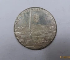 Proof Germany Austria Border Dr. Josef Krainer, Styria’s Governor Large Silver