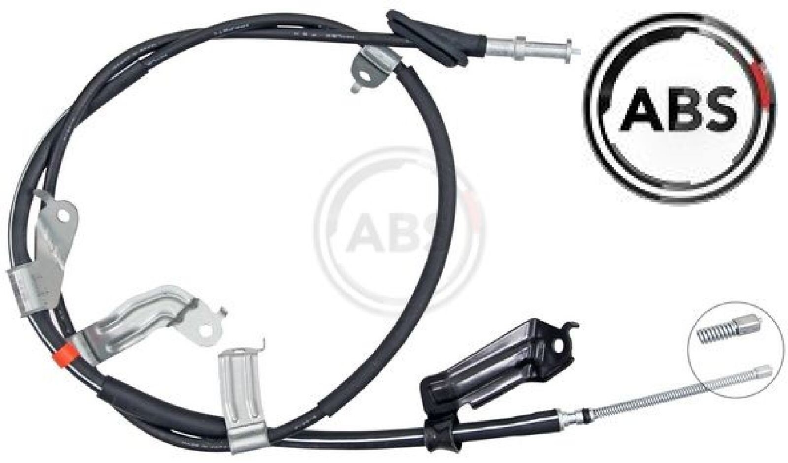 A.B.S. K17807 Seilzug FüR Feststellbremse Handbremsseil Bremsseil FüR Subaru-image