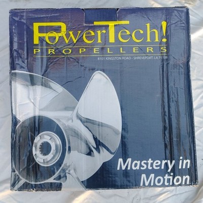 POWERTECH SS Outboard Propellers (14X14 - LR/RR) - will SHIP/DELIVER!