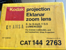 Kodak Projection Extanar Zoom Lens Carousel Ektagraphic Projector 4-6" F 3.5