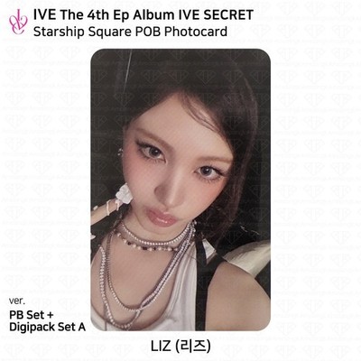 IVE 4th EP Album IVE SECRET Starship Square POB Photocard WONYOUNG