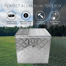 18x17x17.75 Heavy Duty Aluminum Truck Tool Box Diamond Plate Box Lock Keys 18x17x17.75 Heavy Duty Aluminum Truck Tool Box Diamond Plate Box Lock Keys