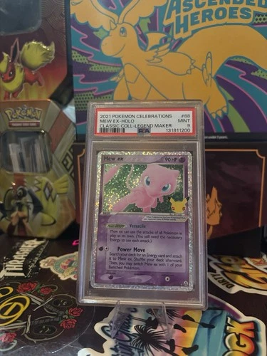 2021 Pokemon Celebrations Mew EX Holo Classic Collection #88 PSA 9