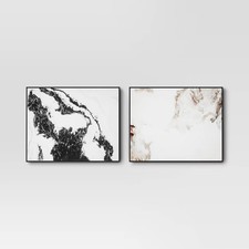 Abstract Marble Canvas Wall Art Set