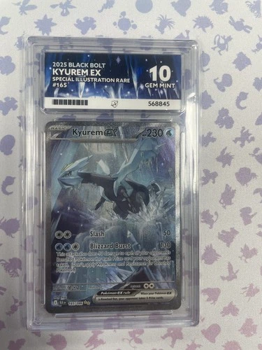 Kyurem ex 165/086 Sv: Black Bolt Holo Ace 10 Pokemon TCG