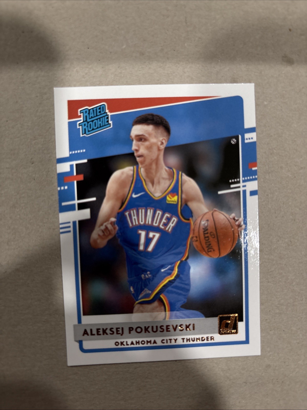 2020-21 Donruss Rated Rookie Press Proof Silver /349 Aleksej Pokusevski #209 ✨️
