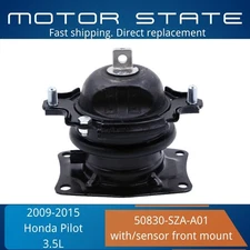 With Sensor Engine Mount  A65078 - Front Mount Fits 09-15 Honda Pilot 3.5L
