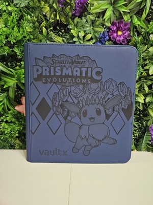 Vault X 12 Pocket Binder Prismatic Evolutions Eevee Umbreon Eeveelutions Pokemon