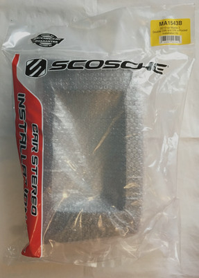 SCOSCHE MA1543B - Single/Double DIN Stereo Install Dash Kit for 2010-13 Mazda 3