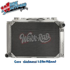 Aluminum Radiator Fits 1964-1966 1965 Ford Thunderbird T-bird 6.4l7.0l V8 Atmt