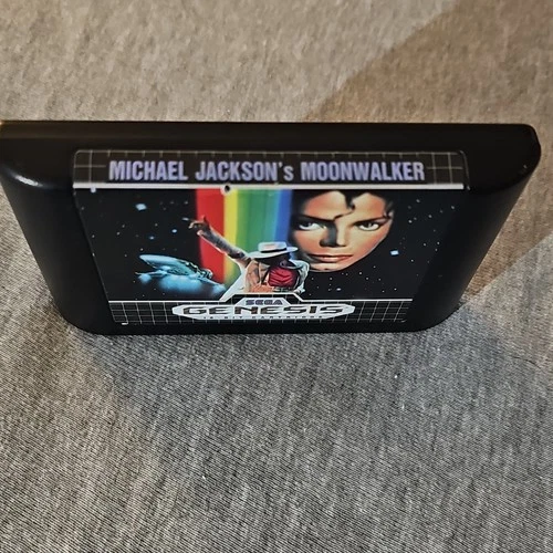 SEGA Michael Jackson's Moonwalker Sega Genesis 16-Bit Game. Tested and working