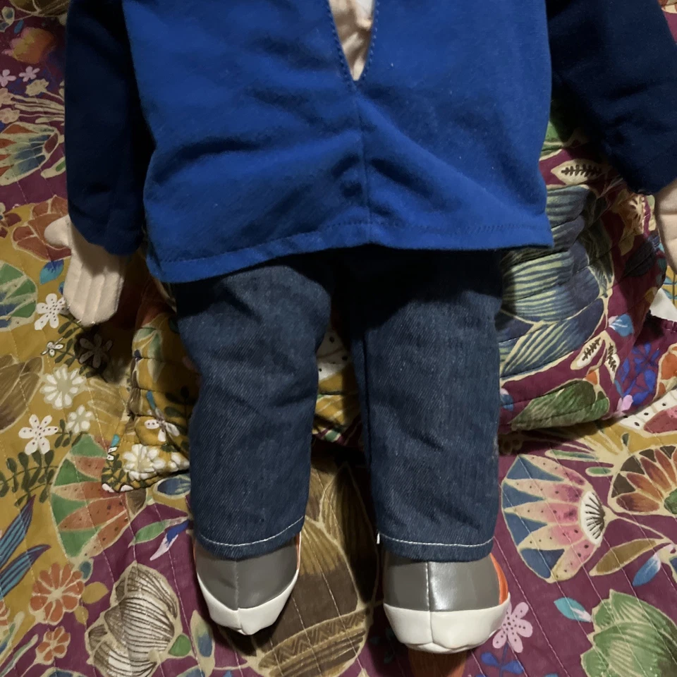 Silly Puppets 15" Tommy, Peach Boy, Full Body, Ventriloquist Style Hand Puppet - Image 3 of 4