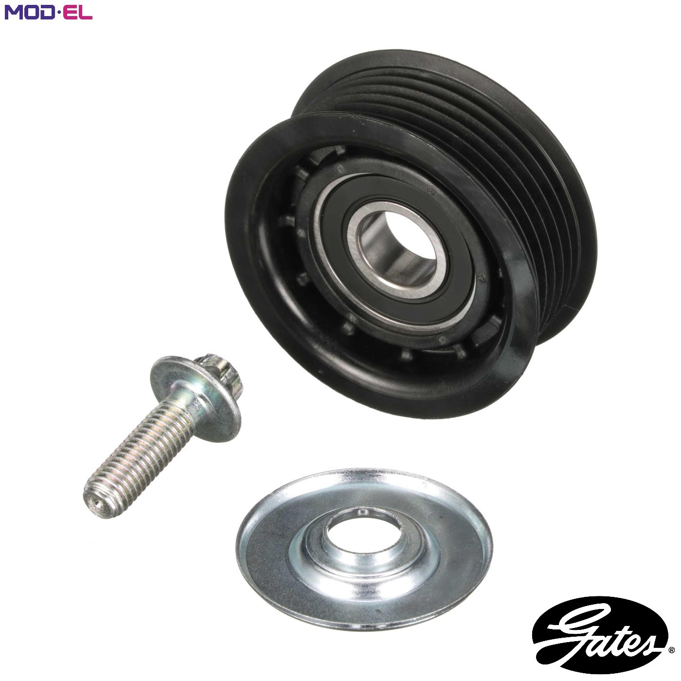 GATES T36261 Deflection/Guide Pulley, V-ribbed belt for CADILLAC,FIAT,FORD,OPEL, - Image 26
