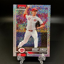 2026 Topps Series 1 Celebration Brady Singer Confetti Foil #282 Reds