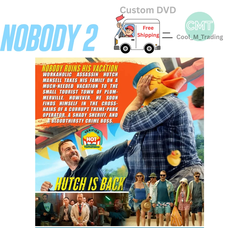 Nobody 2 (2025) DVD – Action Thriller Comedy Movie, Region Free, English Subs - Image 2 of 3
