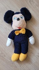 Lot Ancienne Peluche Mickey Walt Disney Collier Minnie Marque Pages Pin's
