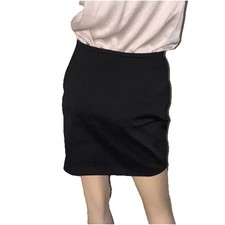 VTG Emilio Pucci Black Pencil Nylon Elastane Mini Skirt 42 8