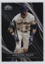 2024 Topps Chrome Black Christian Yelich #89 15tx