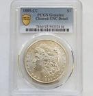 1885-CC Morgan Silver Dollar PCGS Genuine Cleaned-UNC