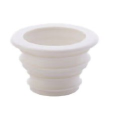 White Sewer Pipe Sealing Plug PP Washing Machine Floor Drain Sealing Plug US