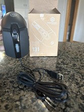 CyberPowerPC Elite M1-131 Wired USB Optical Gaming Mouse 4-Button Black MPN