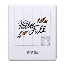 'Hello Fall Text' Sliding Puzzle (PZ00039928)