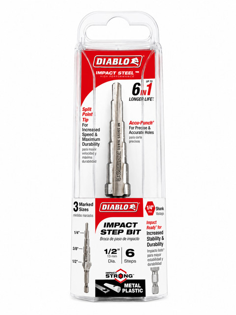 Diablo #4 Cobalt Step Drill Bit DHS4-S