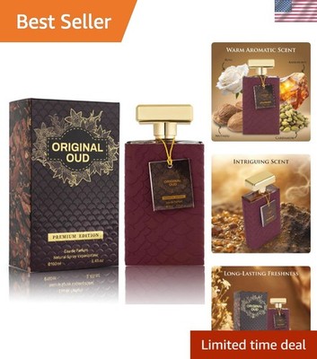 OUD  for Men - Long-Lasting Amber Woody Scent in 100ml Bottle
