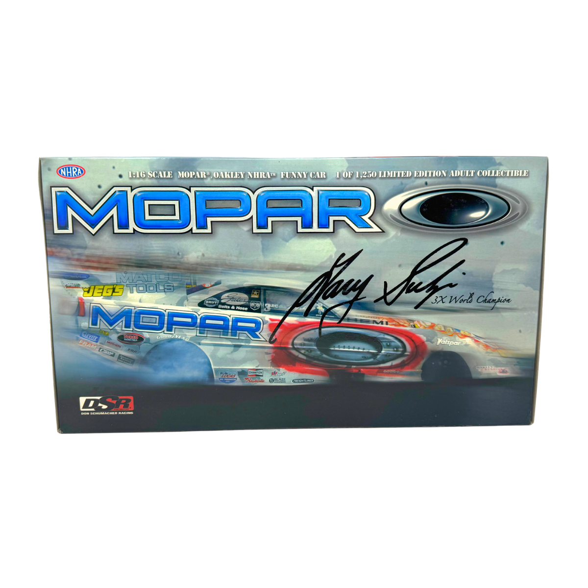 Milestone Gary Scelzi NHRA Mopar Oakley Dodge Stratus Funny Car 1