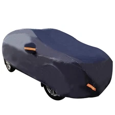 LABLT PEVA 7 Layer Car Cover Resist Sun UV Dust Snow Rain Waterproof w/Lock A1