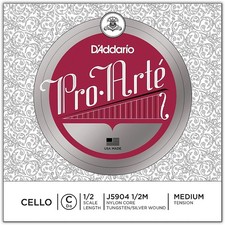 D'Addario Pro-Arte Series Cello C String 1/2 Size