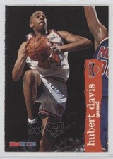 1995-96 NBA Hoops New York Knicks Team Sheet Singles Hubert Davis 0q3