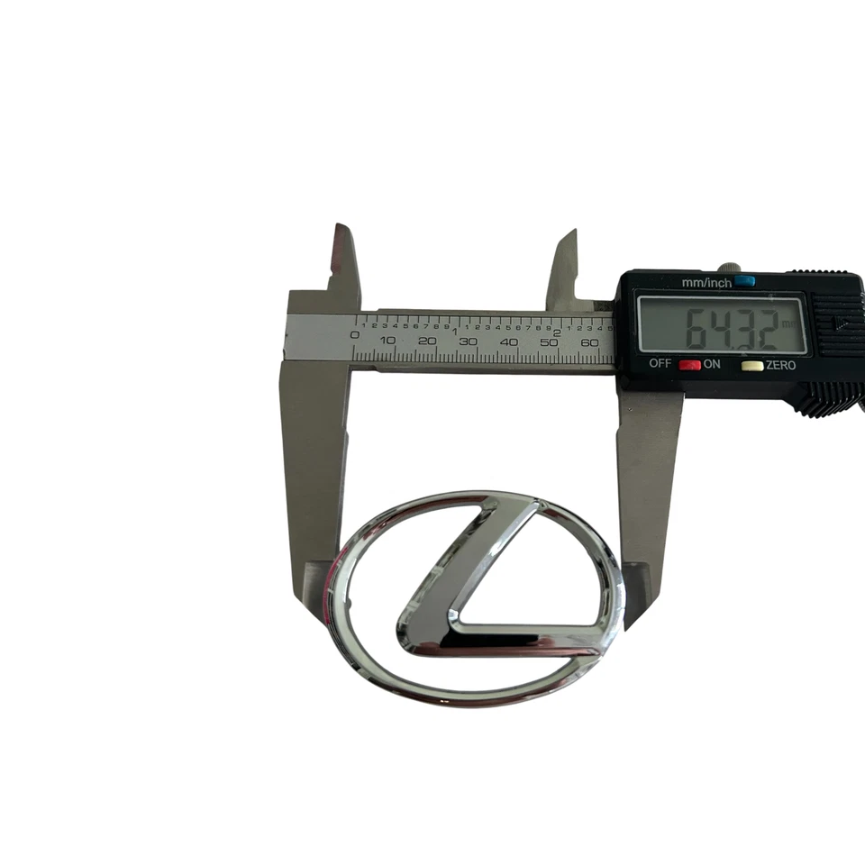 Insignia emblema cromado volante 2,5 pulgadas para Lexus IS 250/350 2006-2013 Foto 4 de 4